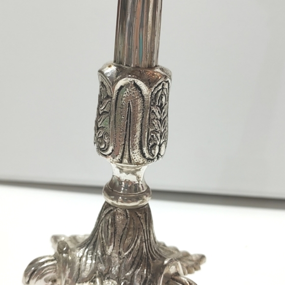 Judaica Shabbat Sabbath Polish silver plated candlesticks - Picture 3 of 10